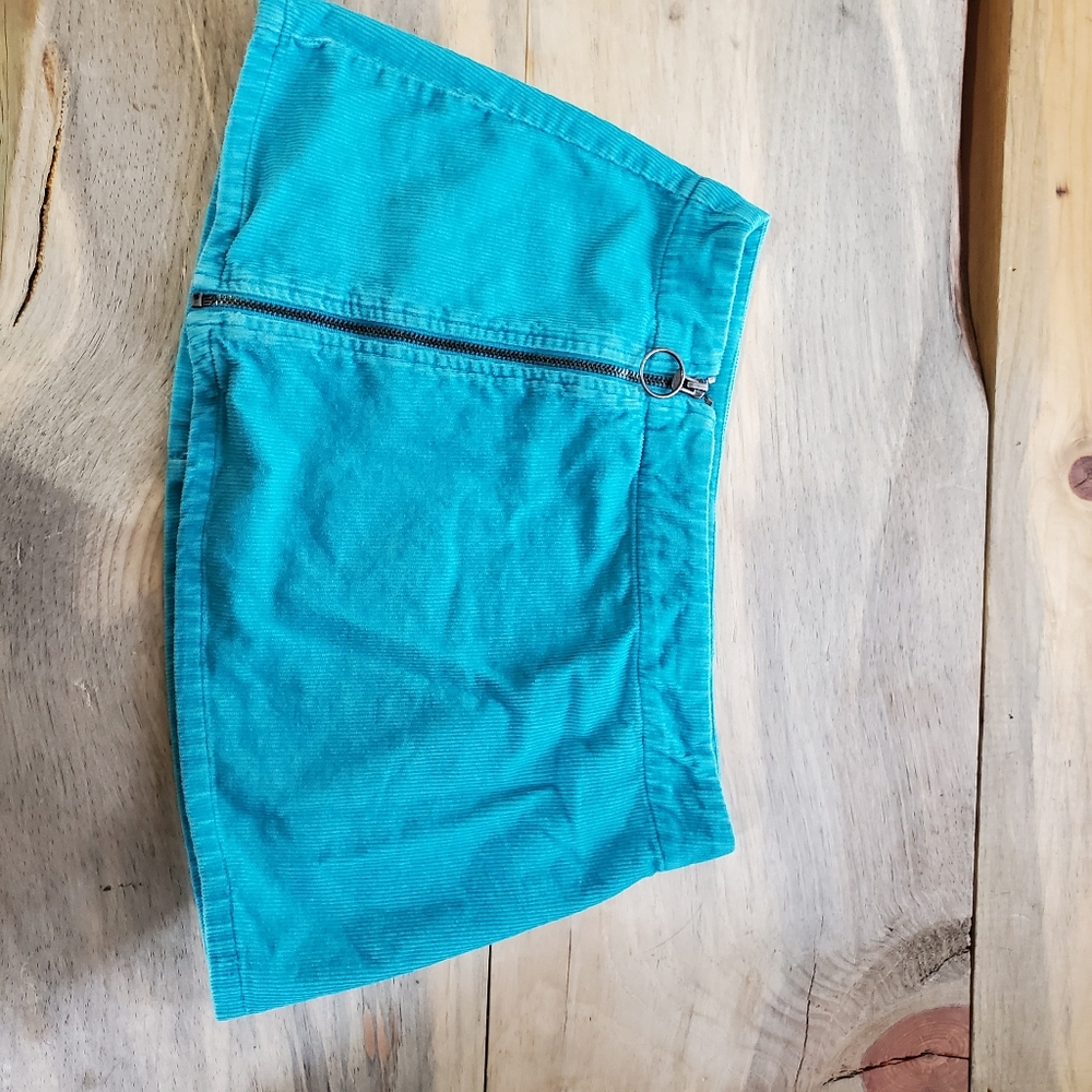 blue asphalt 👽 mini skirt
